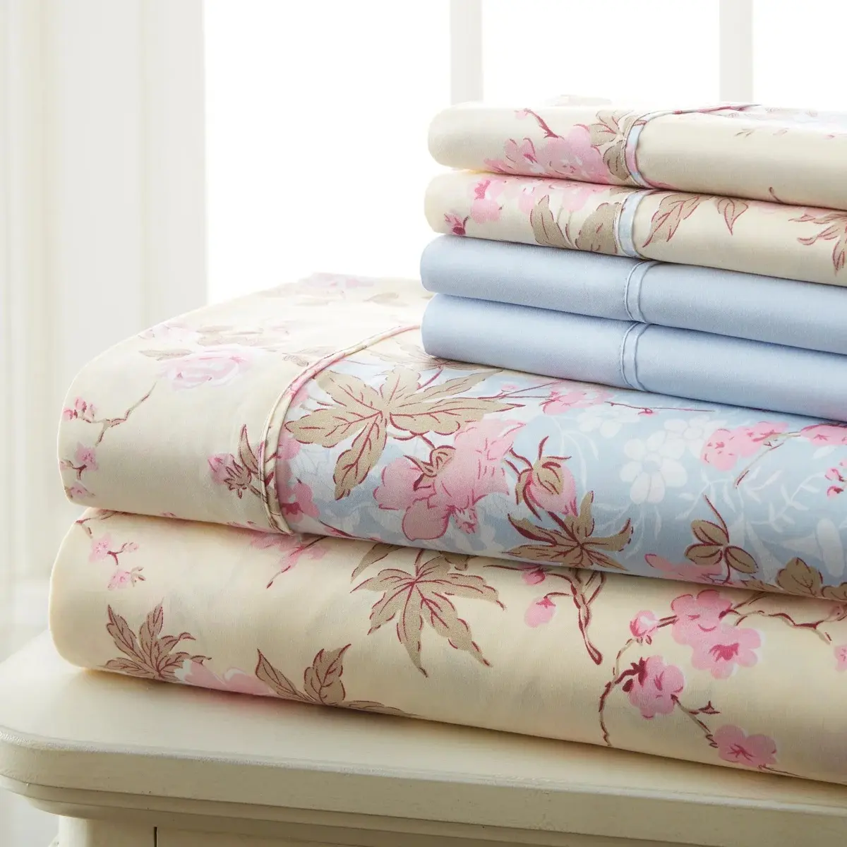 Floral Traditional Home 6PC Sheet Set