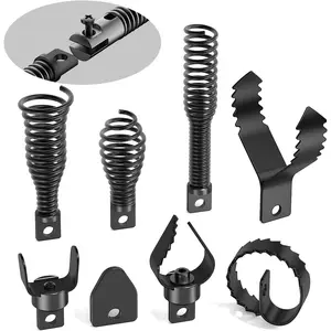 8- Drain Snake Drill Attachment - Tackle Any Clog with Precision,Commonly  in  50FT-100FT AC Drain Cleaning Machine,Suitable for 5/16-inch to 3/4-inch Drain Snake