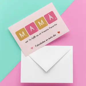 Postal - MAMÁ: ser tu hij@ es mi trauma favorito