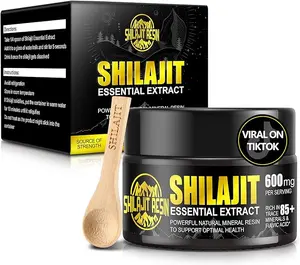 Shilajit Pure Himalayan Organic Shilajit Resin - Gold Grade 100% Shilajit with 85+ Trace Minerals & Fulvic Acid for Focus & Energy, Immunity, 50 Grams Healthcare Supplement