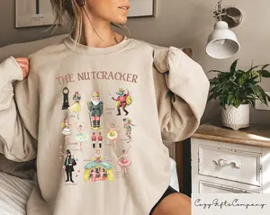 Nutcracker Sweatshirt, Christmas Nutcracker Shirt, Christmas Party Outfit, Christmas Sweatshirt, Nutcracker Ballet Shirt, Christmas Gift T-, Hoodishirts, Crewneckses – Gifts Suitable for Anyone
