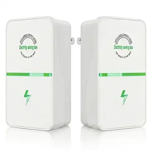 Smart Energy Saving Device, Plug-in Power Factor Saver and Voltage Stabilizer, Household Surge Protector Box for Refrigerator, AC, Office Appliances, Flame-Retardant