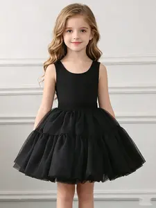 Young Girl Mesh Tutu Skirt, Tulle Skirt, kids petticoat, little girl Ballet Dance tutu skirt, Cute Princess Style, Perfect for Parties & Special Occasions