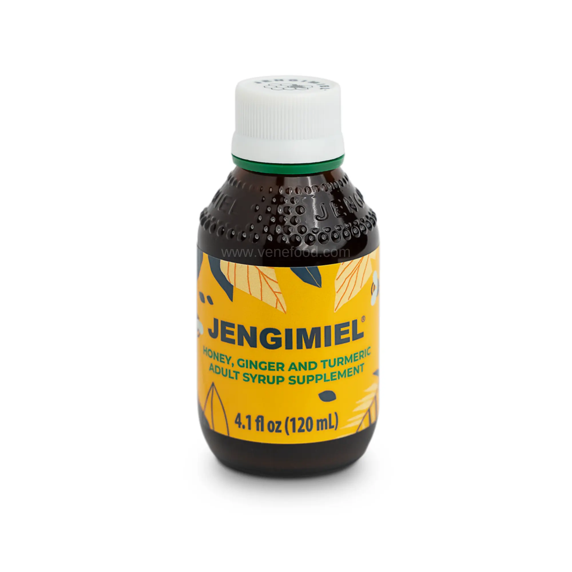 JENGIMIEL (Honey, Ginger & Turmeric) Adult Syrup Supplement - 4.1 fl oz