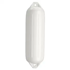 Polyform NF-4 White Twin Eye Fender 6.4" X 21.6