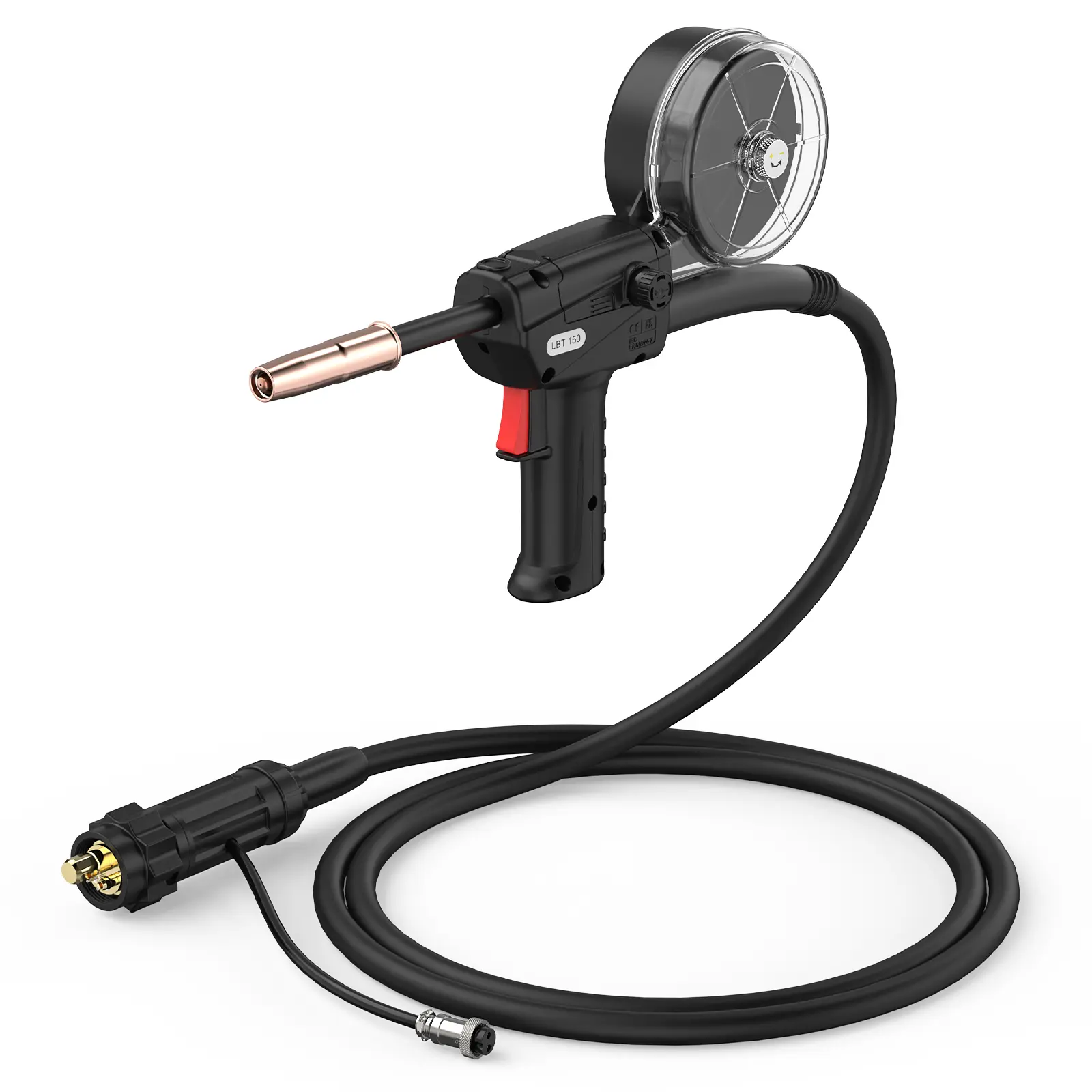 YESWELDER YW-SP200-TW 150Amp Aluminum Welding Spool Gun, 10ft Cable Euro Connection Torch for MIG-205DS-PRO, MIG-185DS-PRO MIG Welders & Wire Feed Welders, Wire Feed Welder