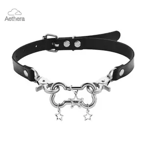 Bone Five-pointed Star Aesthetic Necklace Leathers O Style Clavicle Chain