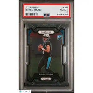 2023 Panini Prizm Bryce Young Rookie #311 PSA 8 Carolina Panthers