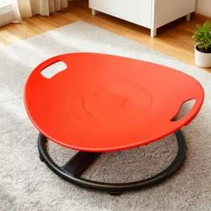 Autism Sensory Rotating Chair, Round Anti-Slip Base Design, Indoor Outdoor Autistic Toy, Suitable for Sensory Spaces and Play Activities, Fun Furniture