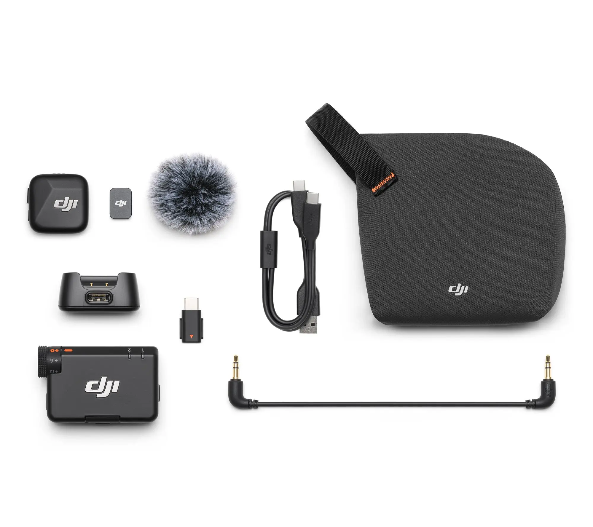 DJI Mic Mini Transmitter, Receiver & Accessories