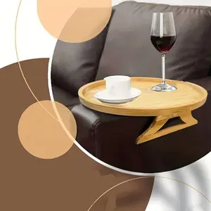 Kitchen Helper Table Bamboo Handle Tray Kitchen Trays Stylish Durable Design Ideal for Organizing Utensils & Tools