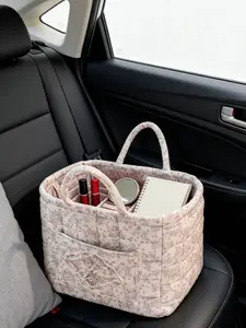 Car Interior Storage Basket, Clothing Book Work Supplies Home Organizer Bag, Space Saving Multi-Purpose Car Accessory, Car Interior Accessories