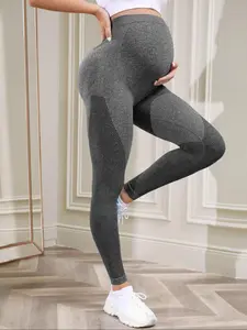 Women's Maternity Leggings Over The Belly Pregnancy Yoga Pants Active Wear Workout Leggings Maternity Clothing