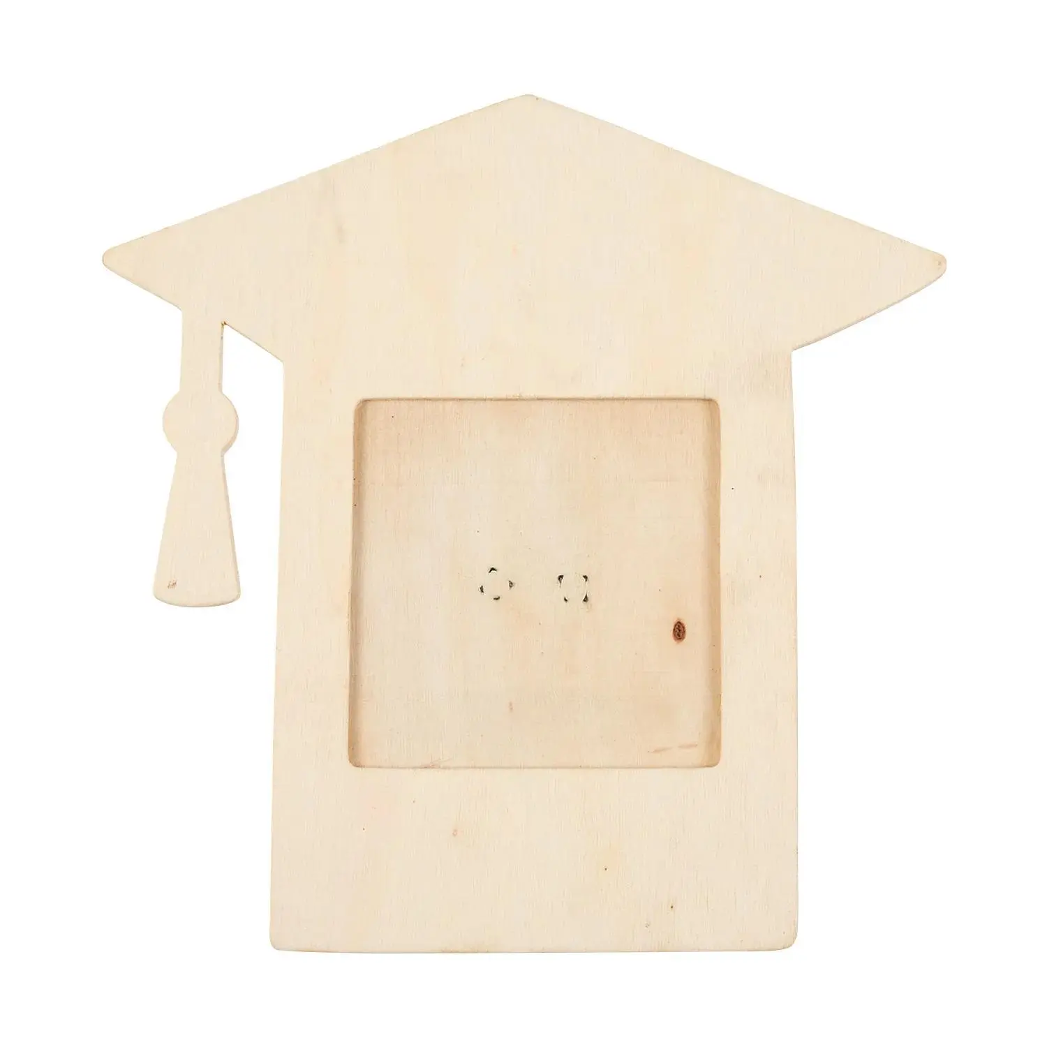12-Pack 7" x 7" Wooden Unfinished Mortarboard Graduation Cap Photo Frames - Customizable DIY Supplies for Painting, Decor Projects, Handmade Crafts, Display (Toys & Hobbies, Beading & Jewelry Making)