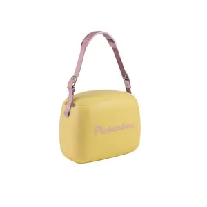 Yellow Polarbox Cooler Bag - Pink Pop Strap
