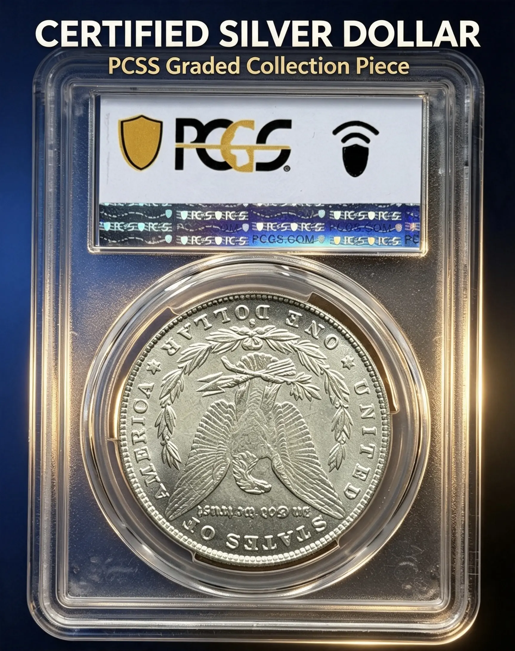 Encapsulated RARE 1878-1891 Carson CityMorgan Silver Relic | Legendary Vintage CC CoinPreserved In Premium Protective Case