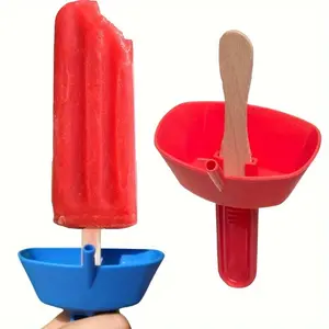 1pc/4pcs, Mess-Free Popsicle & Frozen Snack Holders - Anti-Drip Straws for Kids & Adults!