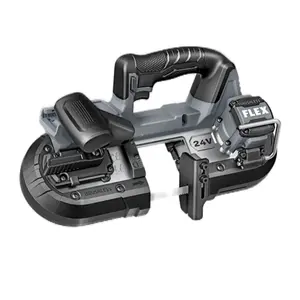 FLEX COMPACT 24V 2.5-in Portable Band Saw Brushless Battery Not Included Lightweight Efficient Cutting Tool for Precision Cuts