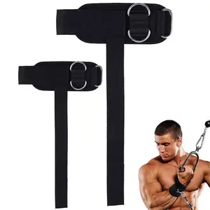 Non-Slip Wrist Straps for Weightlifting Deadlifting, Gym Lifting Straps with D Rings for Cable Machine Workout, Adjustable Weight lifting Straps Wrist Wraps for Men Women