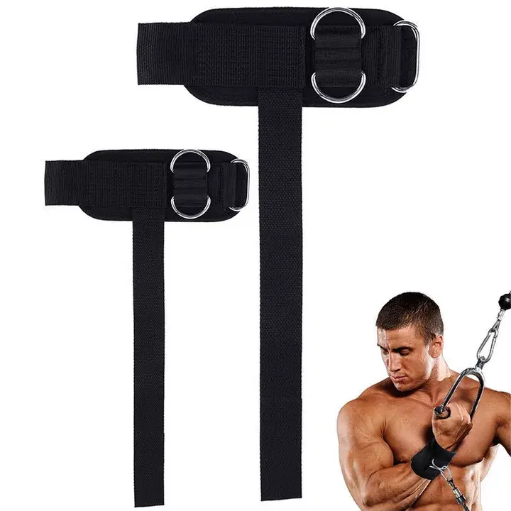 Non-Slip Wrist Straps for Weightlifting Deadlifting, Gym Lifting Straps with D Rings for Cable Machine Workout, Adjustable Weight lifting Straps Wrist Wraps for Men Women