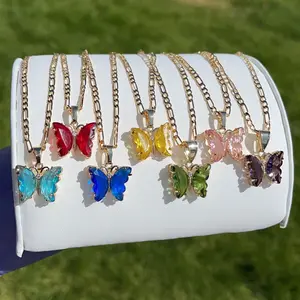 Crystal butterfly Necklace