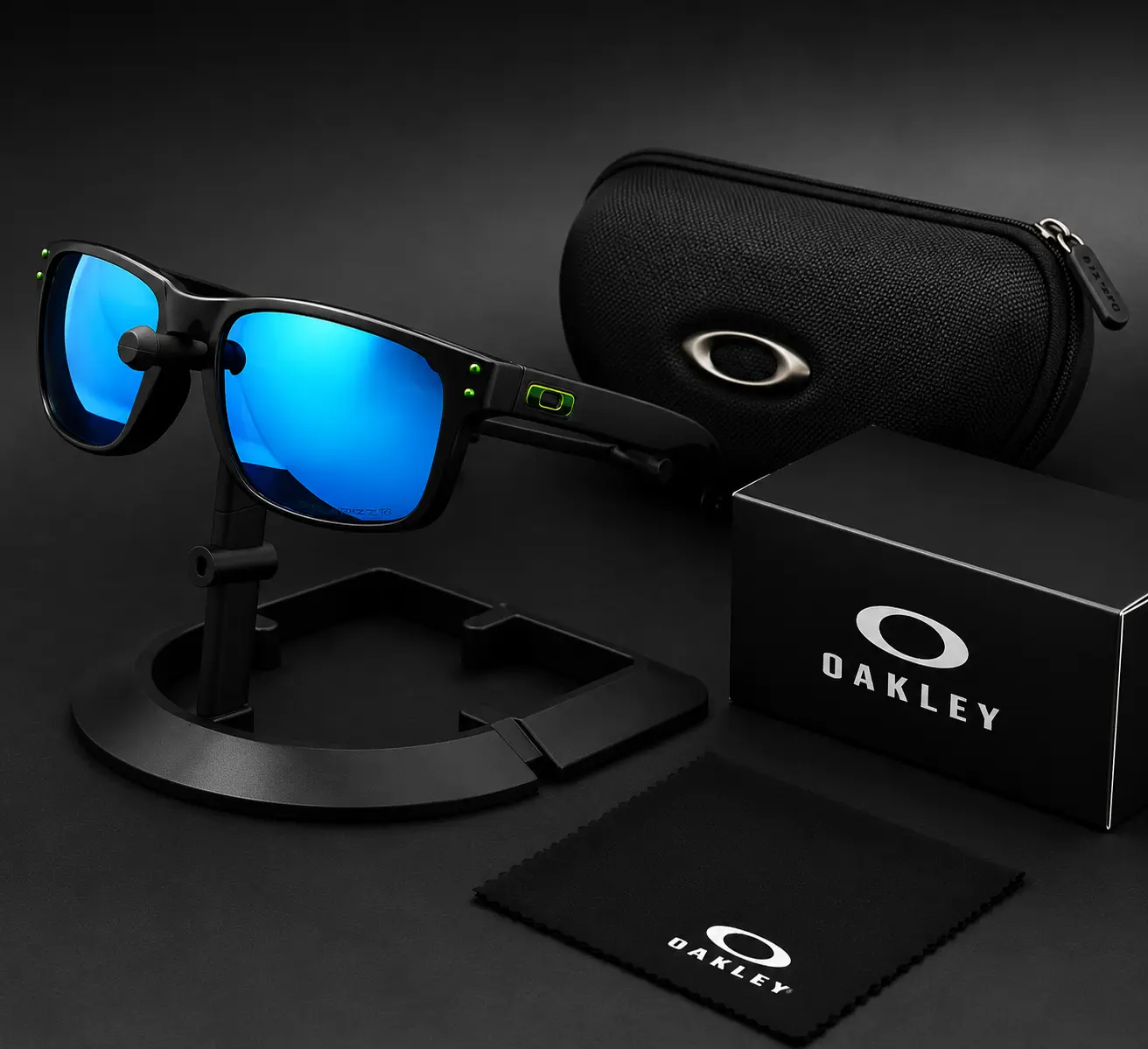 [Buy 2 get 1] Oakley Lifestyle Sunglasses Square Polarized Lens UV400 Lightweight Eyewear for Everyday Wear