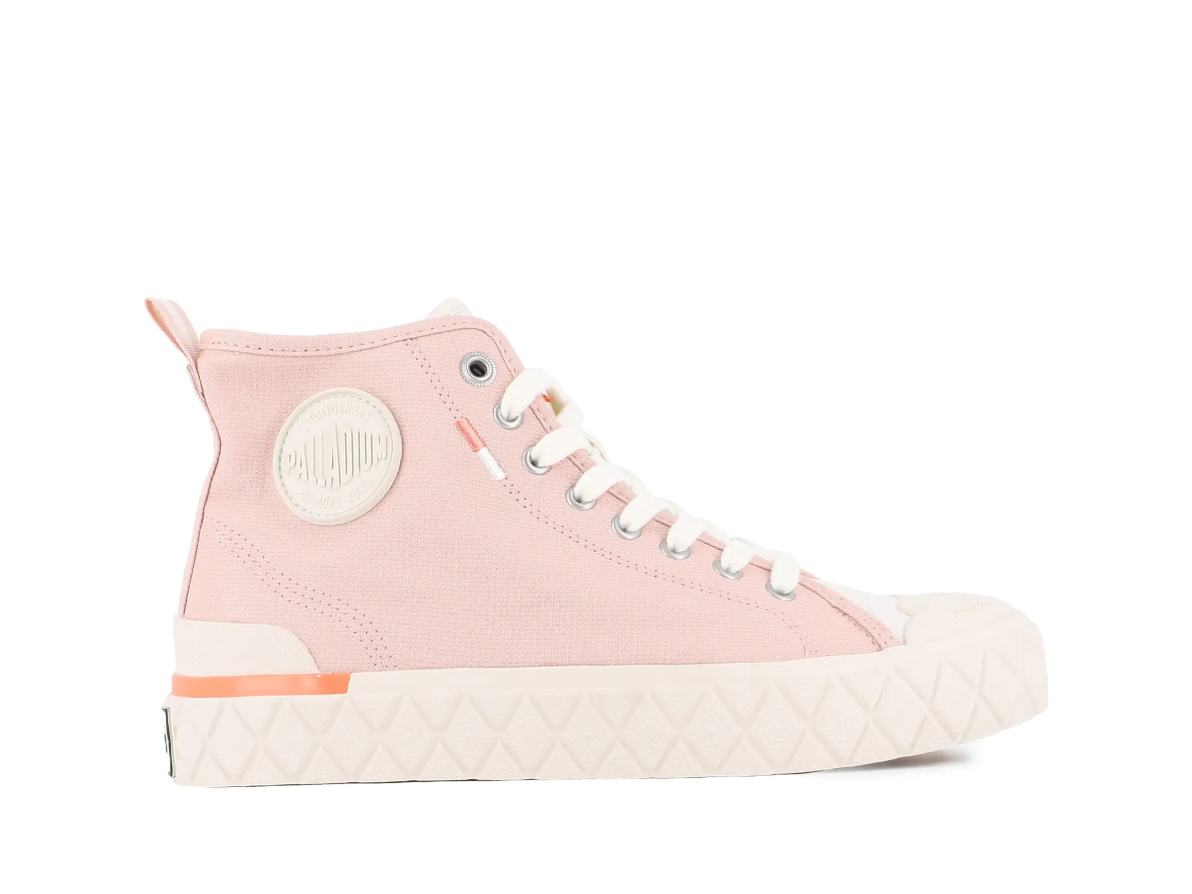 Palla Ace Chukka Organic - Nature Pink, Casual High-Top Sneaker