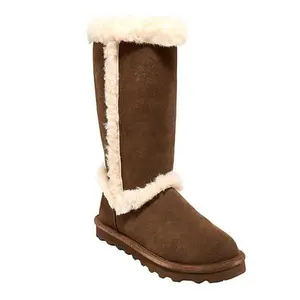 BEARPAW®  Kendall Suede Tall Boot with Bear Coat