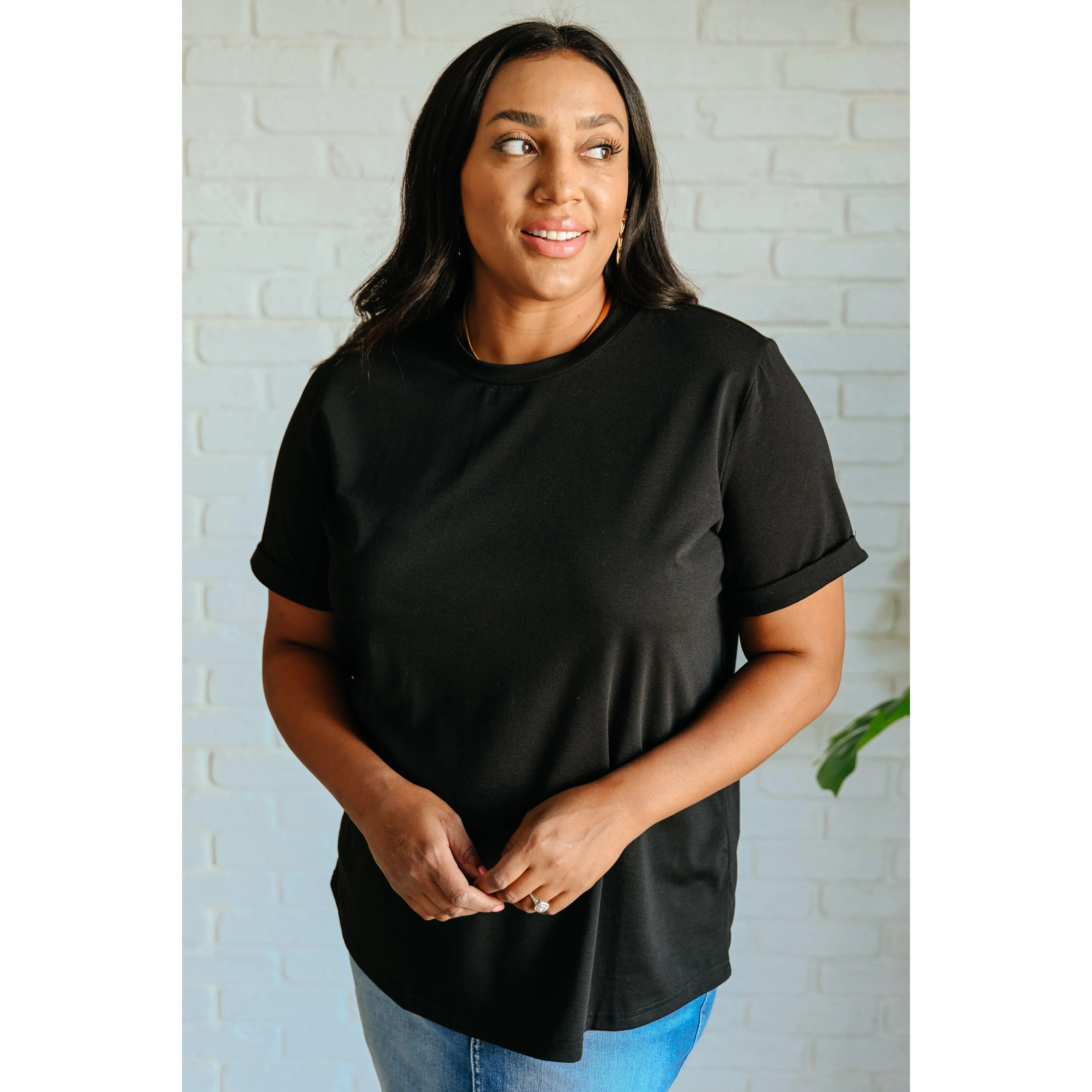 One Eleven North Uptown Crew T-Shirt in Black