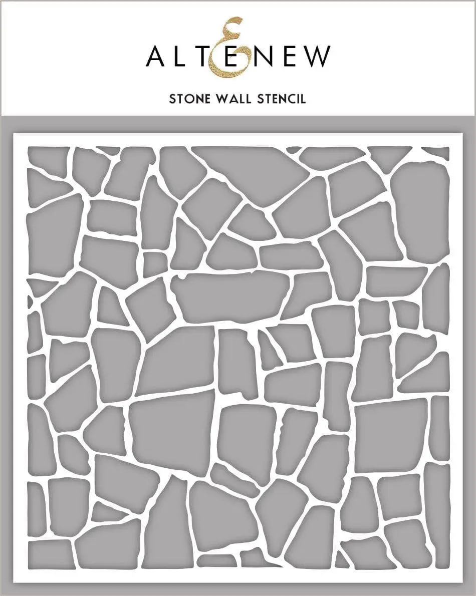 Stone Wall Stencil