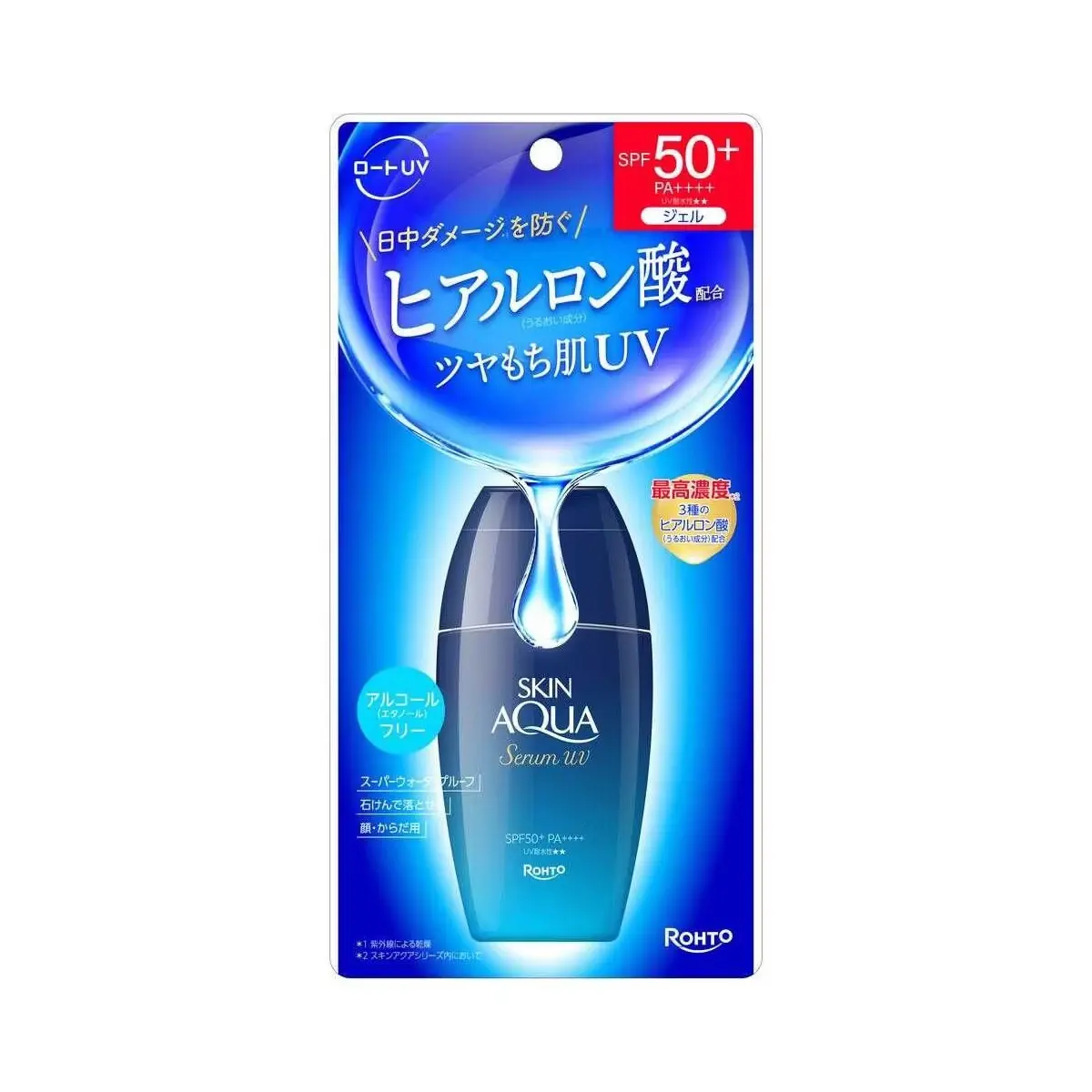 Skin Aqua Hyaluronic Serum UV Sunscreen Gel – Hydrating Daily UV Protection