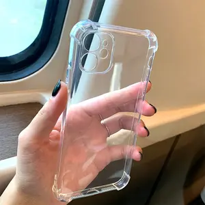 All-Inclusive Anti-Drop Protective Case Crystal Clear Bumper Shockproof Phone Case For iPhone16 15 14 13 12 11 X 16pro Max Transparent