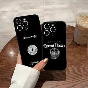 Hot Singer Q-Quevedo Buenas Noches Phone Case For Iphone 16 Pro Max 15 Pro 14 Plus 13 11 12 Xr X Xs 7 8 Plus Se 2020 Back Cover IPhone 16 Case Premium Phone Case Deals For You
