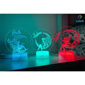 Fairy Kids Personalized Acrylic Night Light