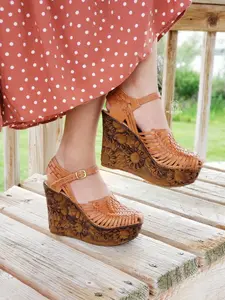 Rommi Mexican wedges//High heel huarache//Mexican huarache//Mexican wedge sandal//Mexican heels//Huarache mexicano//Mexican sandal