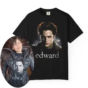 Zend Wearing Edward T Shirt, Vintage Vampire Romance Shirt, Dark Aesthetic Shirt, Full Sizes, Full Colors, For Men, For Women
