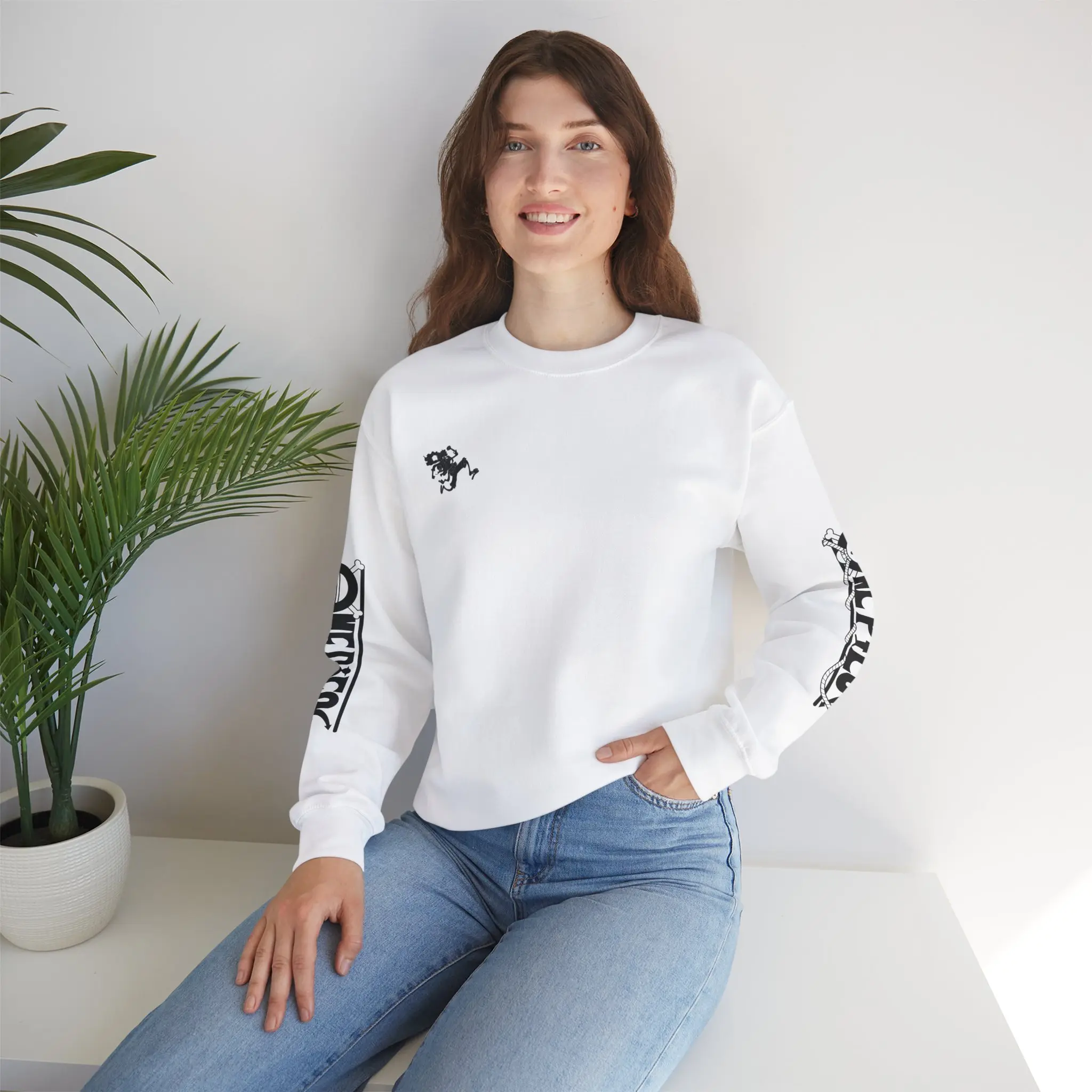 Anime-Inspired (Luffy) Crewneck Sweatshirt