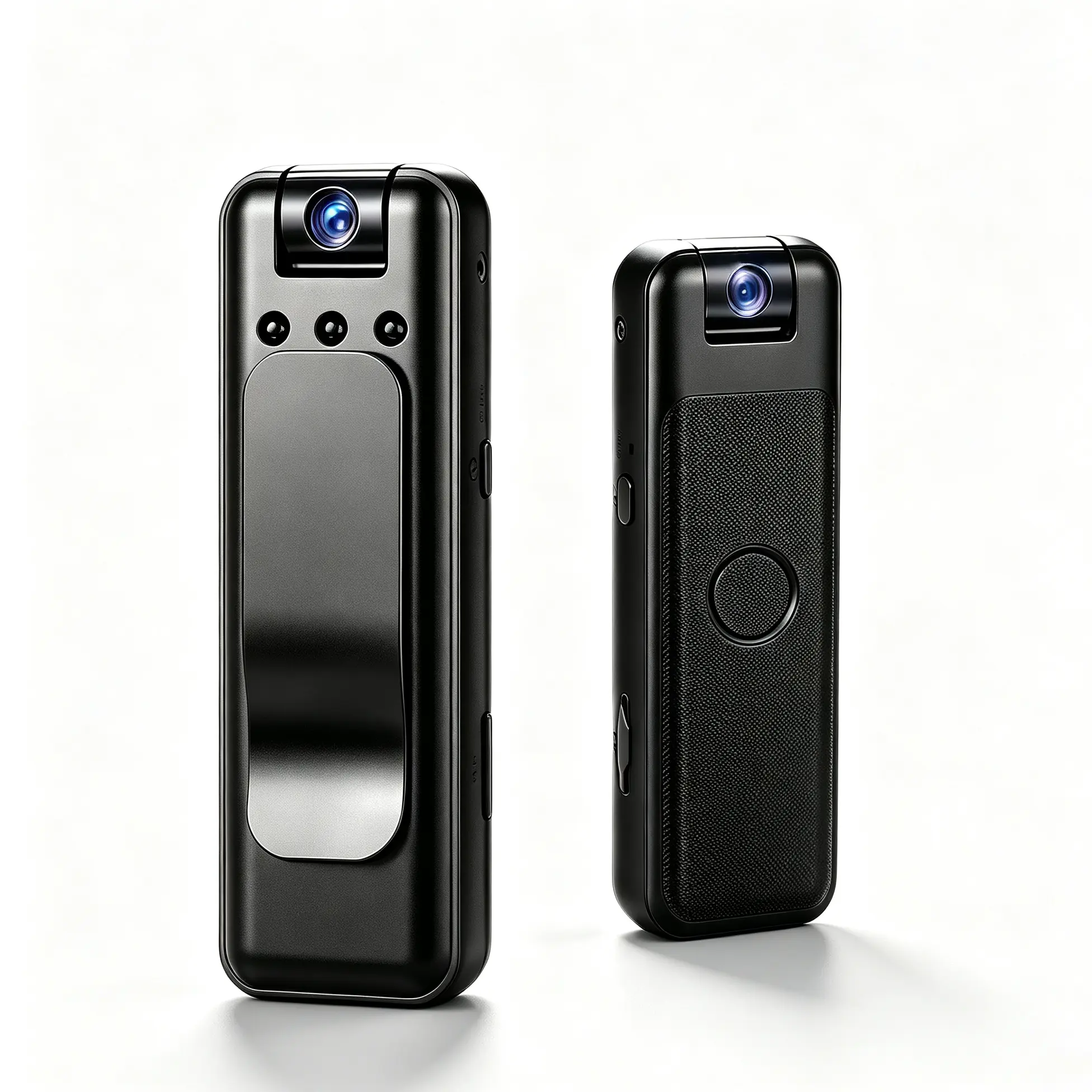 1080P Clip-On Body Camera - 2.4G WiFi, 180° Rotatable Lens, Night Vision, Motion Activation, Loop Recording, Auto File Save, Power Failure Protection, Audio Recording, Micro SD Card & Cloud Storage, Wearable Recorder for Patrol, Camping, Portable, Lightwe