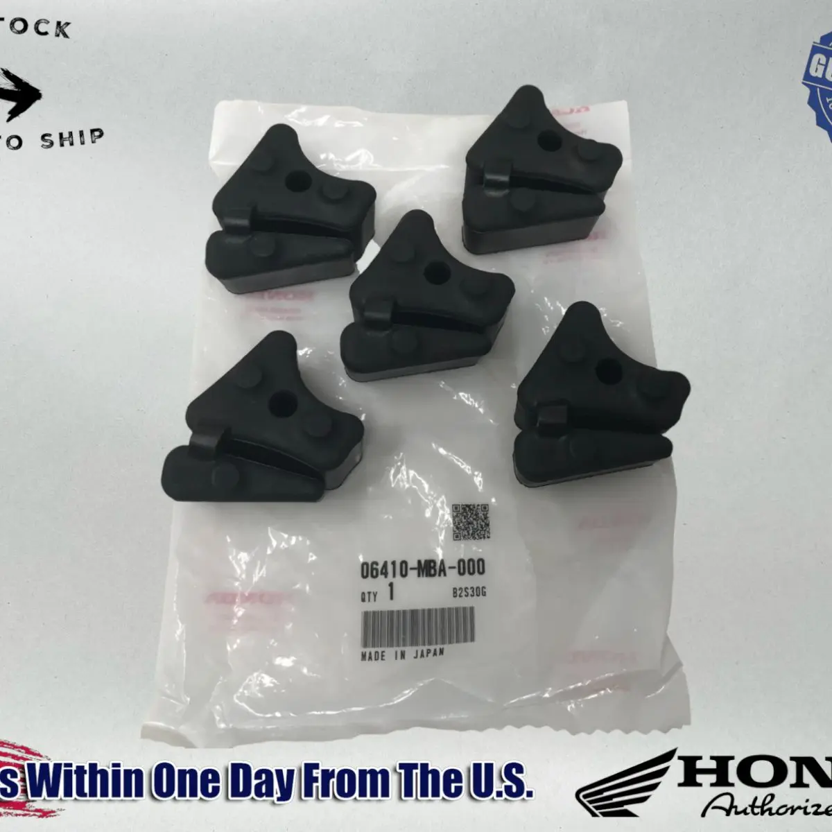 Honda OEM Rear Wheel Damper Set VT750 Shadow Rubbers Cush 06410-MBA-000