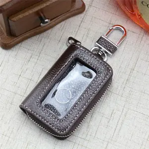 Keep Your Car Keys Organized & Secure - Portable Car Key Accessory Key Holder with Zipper Case & Metal Hook