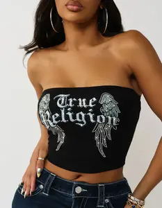 TRUE RELIGION Crystal Wing Womens Tube Top