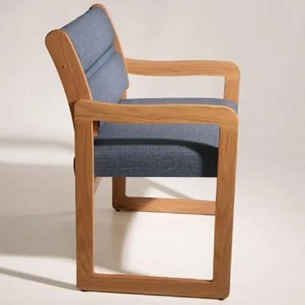 FixtureDisplays® Valley Three Seat Bariatric Chair w/Center Arms 1041985-NF