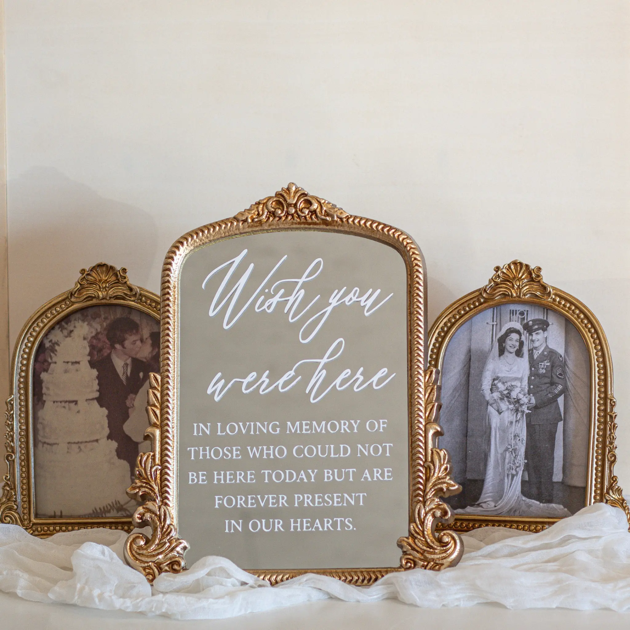 Wish You Were Here Wedding Memorial Sign