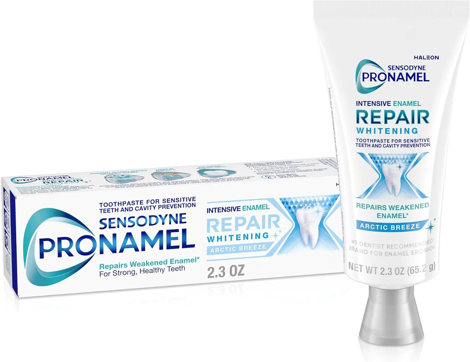 Intensive Enamel Repair & Gentle Whitening Toothpaste – Sensitive Teeth Relief, Mineral Rebuilding Daily Care, 2.3 oz