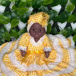Muñeca Artesanal de Oshún – Elegancia, Dulzura y Prosperidad Santo Ifa Osha Palo