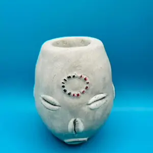 Elegua red and black beads