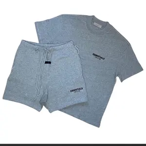 Essentials Tshirt/Shorts Set - Dark Oat ,Light oat,Black, Short Sleeve, Round Neck, Casual Style, Perfect for Daily Wear, Comfortable Menswear Suits