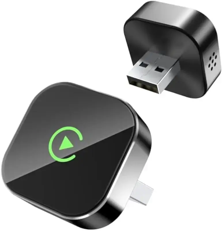 2025 Wireless carplay Adapter for iPhone/Android - Fast Connection,No Latency,Hands-Free Call wireless adapter Electronic Charger carplay dongle, suitable for factory wired CarPlay cars from 2016+