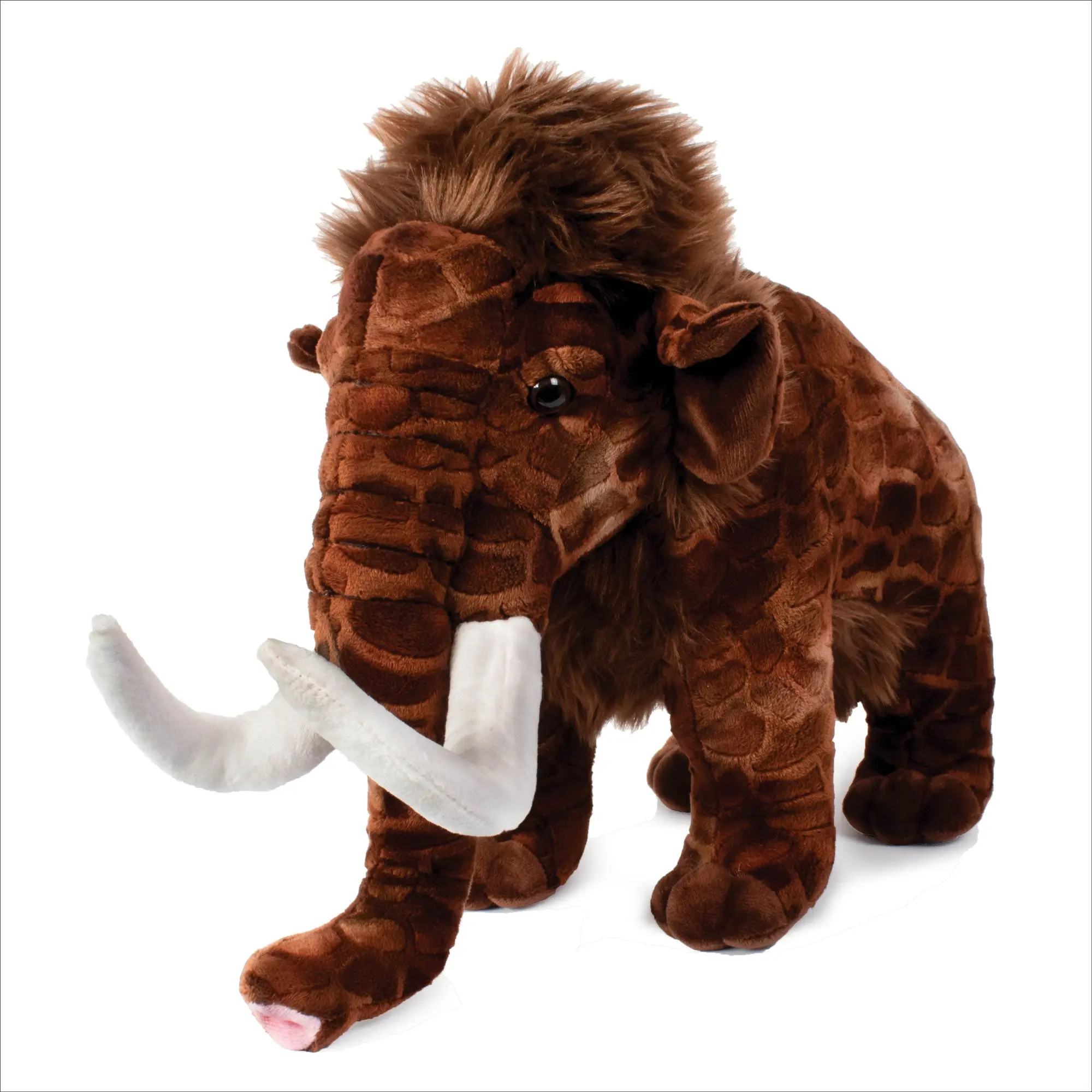 Real Planet™ Brown Mammoth Realistic Plush Stuffed Animal