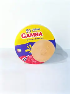 Obleas Tradicional Colombiana Gamba x 24 unidades y x 50 Unidades